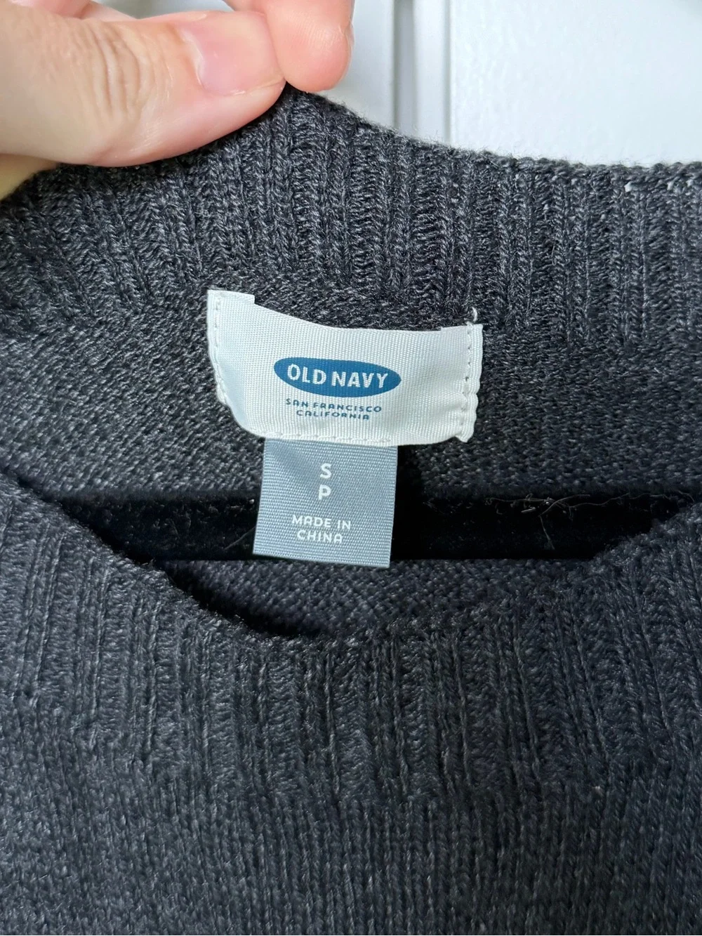 Old Navy Charcoal Gray Knit Boat Neck Pullover Tunic Sweater